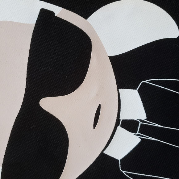 NWT Karl Lagerfeld Tote Bag Karl Lagerfeld Motif on Front AND Back! Tote Bag - Picture 13 of 16